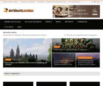 Enterateahora.com.mx(Entérate) Screenshot