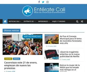 Enteratecali.net(Entérate Cali) Screenshot