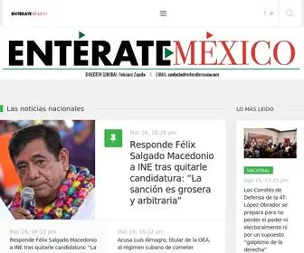 Enteratemexico.com(Entérate) Screenshot