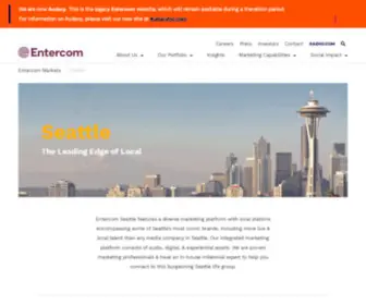 Entercomseattle.com(Audacy Inc) Screenshot