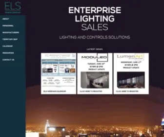 Enterels.com(Enterprise Lighting Sales) Screenshot