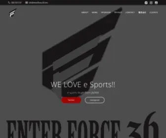 Enterforce-36.com(Aiming for World Peace) Screenshot