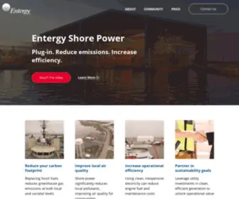 Entergyshorepower.com(Entergyshorepower) Screenshot