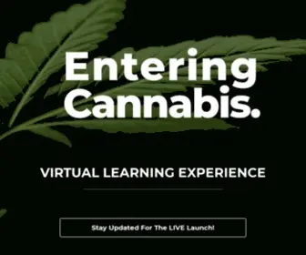 Enteringcannabis.com(ENTERING CANNABIS) Screenshot