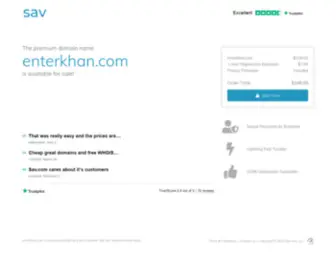 Enterkhan.com(The premium domain name) Screenshot