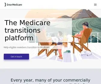 Entermedicare.com(Educate your Medicare eligible population on switching to Medicare. Better care for them also) Screenshot