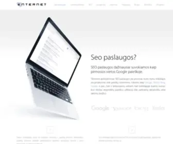 Enternet.lt(SEO paslaugos) Screenshot