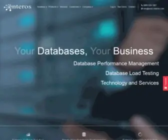 Enteros.com(Advanced Database Performance Managment & Big Data Optimization) Screenshot