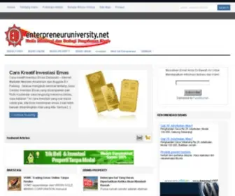 Enterpreneuruniversity.net(Enterpreneur University) Screenshot