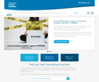 Enterprise-Europe-Network.ch(EEN Switzerland) Screenshot