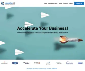 Enterprise64.com(Best Agile Software Development Company) Screenshot