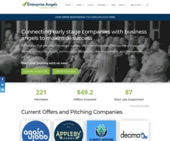 Enterpriseangels.co.nz(Angel investor group) Screenshot