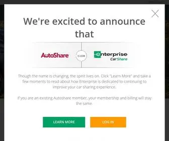 Enterprisecarshare.ca(Enterprise CarShare) Screenshot