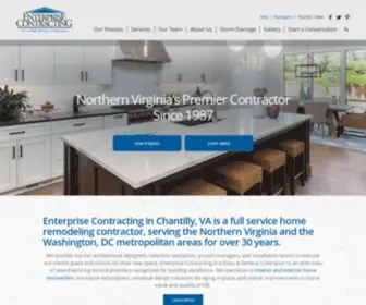 Enterprisecontracting.com(Northern VA General Contractor) Screenshot