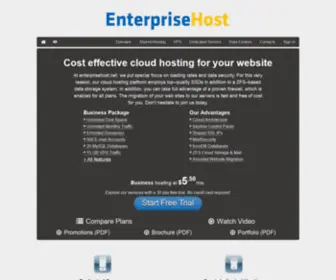 Enterprisehost.net(Shared Hosting from) Screenshot