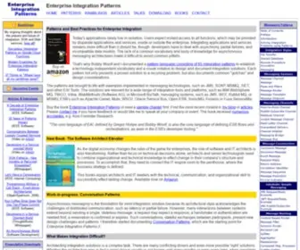 Enterpriseintegrationpatterns.com(Enterprise Integration Patterns) Screenshot