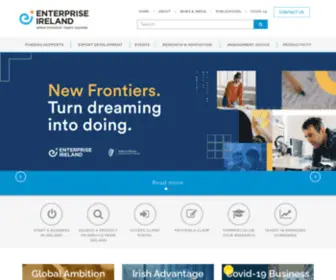 Enterpriseireland.ie(Enterprise Ireland) Screenshot