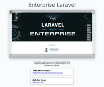 Enterpriselaravel.com(Enterprise Laravel) Screenshot