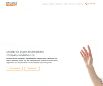 Enterprisemonkey.com.au(Web & App Development Company Melbourne) Screenshot