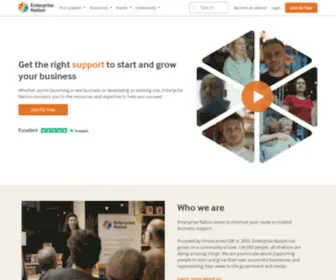 Enterprisenation.com(Trusted business support) Screenshot