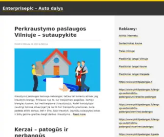 Enterpriseplc.cz(Auto dalys) Screenshot