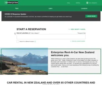 Enterpriserentacar.co.nz(Enterprise Rent) Screenshot