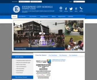 Enterpriseschools.net(Enterprise City Schools) Screenshot