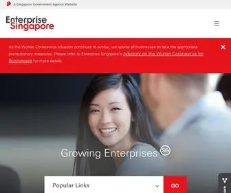 Enterprisesg.gov.sg(Enterprise Singapore) Screenshot