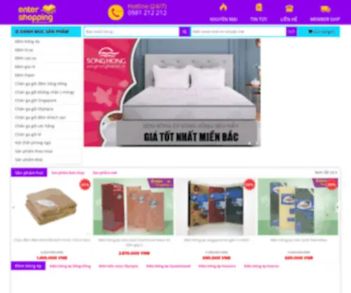 Entershopping.vn(Chăn ga gối đệm) Screenshot