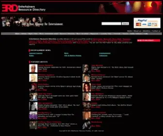 Entertainersrd.com Screenshot