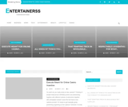 Entertainerss.xyz(Entertainment News) Screenshot