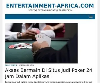 Entertainment-Africa.com(Entertainment Africa) Screenshot