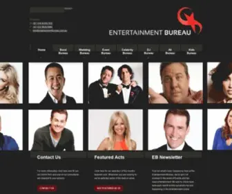 Entertainmentbureau.com.au(Entertainment Bureau) Screenshot