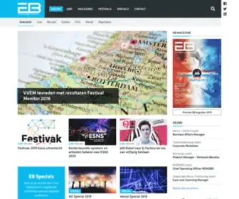 Entertainmentbusiness.nl(Entertainment Business) Screenshot