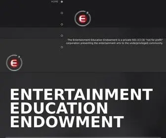 Entertainmenteducationendowment.org(Entertainment Education Endowment) Screenshot