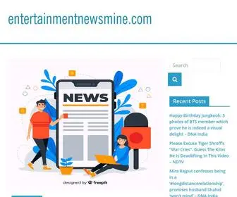 Entertainmentnewsmine.com(Entertainment News Mine) Screenshot