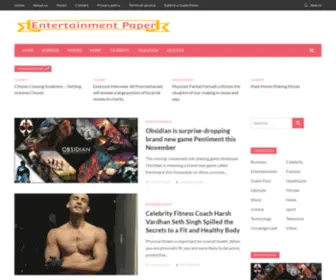Entertainmentpaper.com(Entertainment Paper) Screenshot