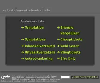 Entertainmentreloaded.info(Entertainmentreloaded info) Screenshot