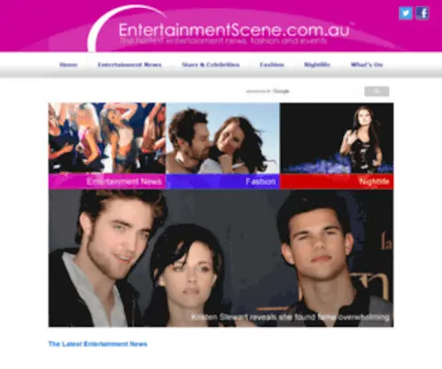 Entertainmentscene.com.au(Entertainment News) Screenshot