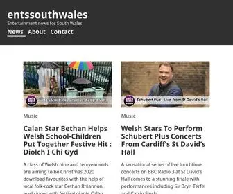 Entertainmentsouthwales.com(Entertainment news for South Wales) Screenshot