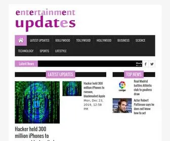 Entertainmentupdates.in(Entertainmentupdates) Screenshot