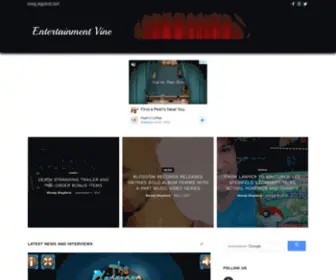 Entertainmentvine.com(Entertainment Vine) Screenshot