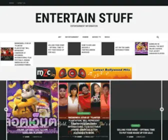 Entertainstuff.com(Entertainment Information) Screenshot