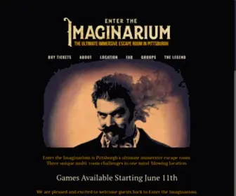 Entertheimaginariumpgh.com(Enter the Imaginarium) Screenshot