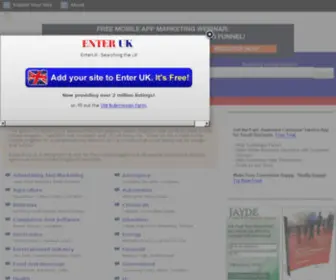 Enteruk.co.uk(United Kingdom Search Engine & Directory) Screenshot