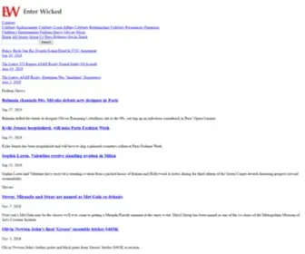 Enterwicked.com(Enter Wicked) Screenshot