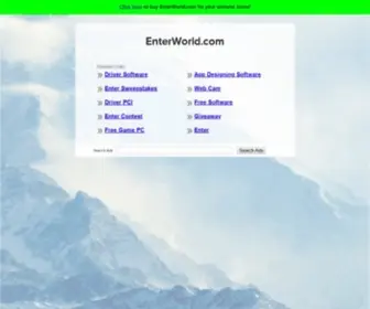 EnterWorld.com(The Leading Enter World Site on the Net) Screenshot