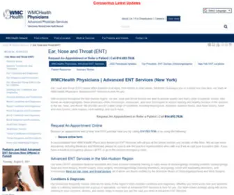 Entfaculty.com(WMCHealth Physicians) Screenshot