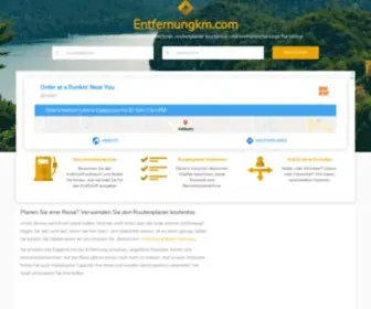 Entfernungkm.com(Entfernungkm) Screenshot