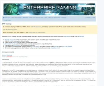 Entgaming.net(ENT Gaming) Screenshot
